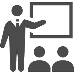 プレゼンする人